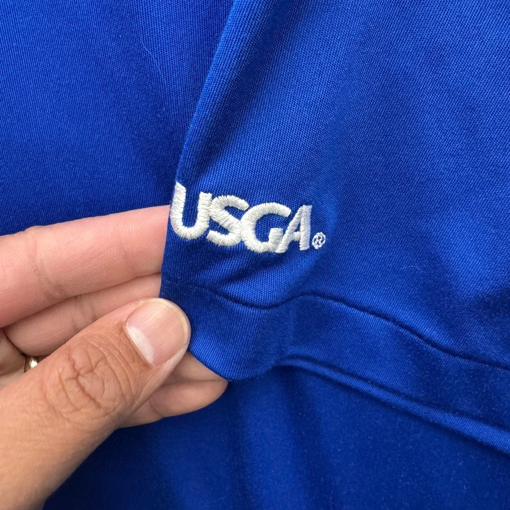Polo Golf Ralph Lauren US Open Polo Shirt Mens XXL Blue Short Sleeve Golf